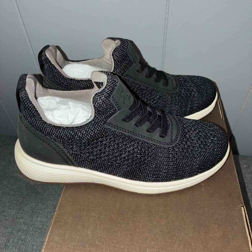 Florsheim Satellite Knit Jr Kids Black Lace Up Sneakers Size 12 M